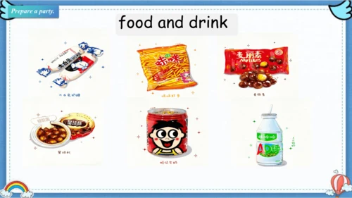 Starter Welcome to Junior High Hold a party.课件【新外研