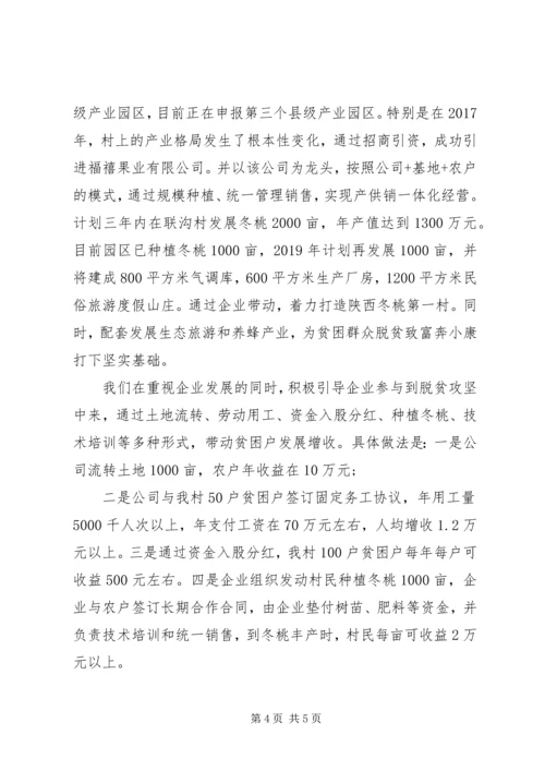 当好驻村“第一书记”经验交流发言材料.docx