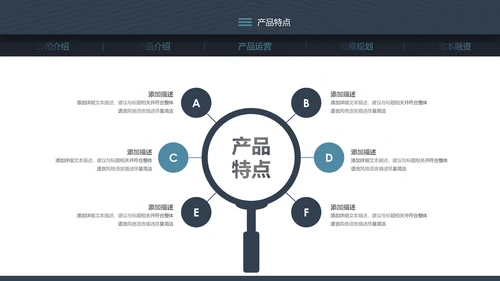 稳重详细内容商业计划书PPT模板