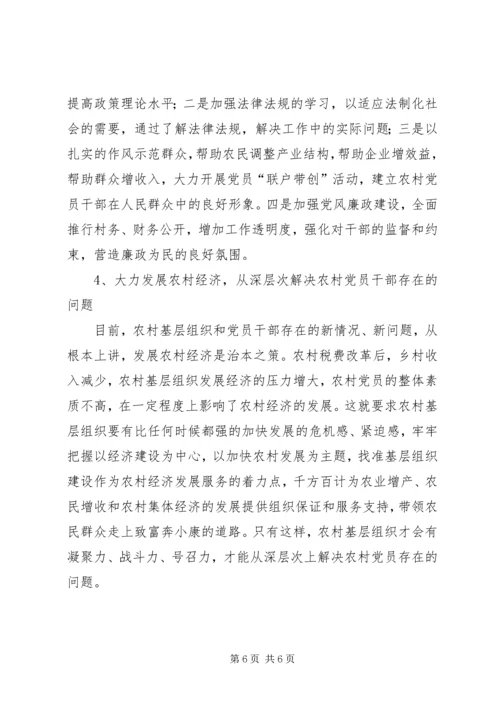 新时期农村党员干部队伍建设调研报告 (4).docx