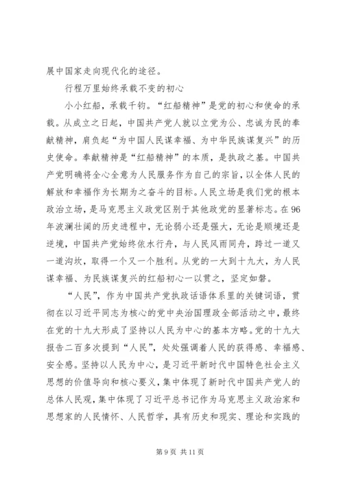 学习红船精神感想四篇.docx