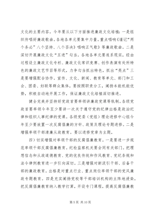 在反腐倡廉协调工作组发言.docx