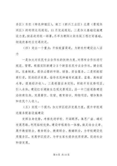 村第一书记任职规划计划.docx