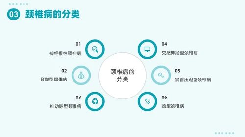 绿色插画简约颈椎病护理查房PPT课件