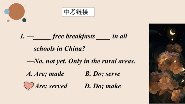 Module 6 Eating together Unit 3 Language in use  课
