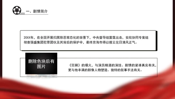 《狂飙》影视鉴赏主题班会PPT
