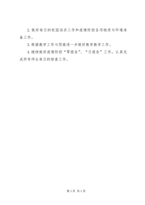 学校疫情防控工作自查报告.docx