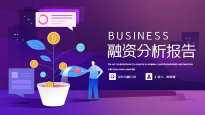 融资分析报告通用PPT模板
