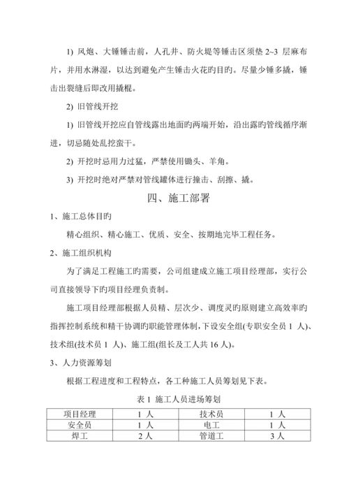 加油站拆除综合施工专题方案.docx