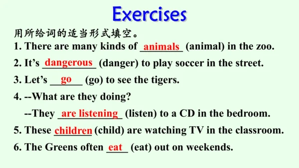 【优质课件】人教新目标（Go for it） 七年级下 Review of Units 5—6复习课