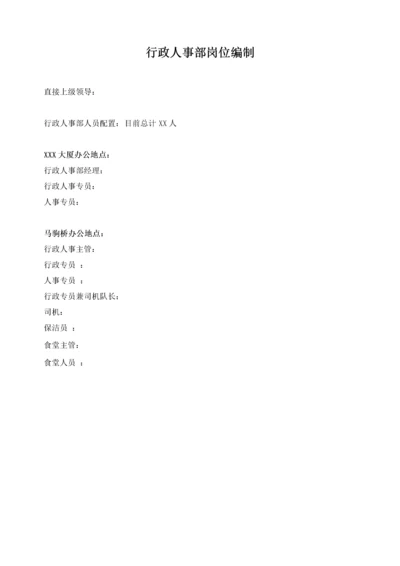 行政部岗位职责.docx