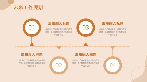 莫兰迪简约棕色商务工作总结汇报PPT模板