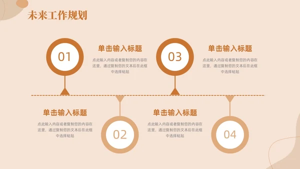 莫兰迪简约棕色商务工作总结汇报PPT模板