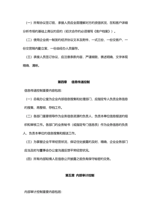 公司业务管理制度版.docx