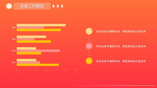 活泼简约渐变奔跑超越新年工作计划PPT模板