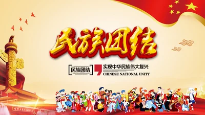 加强民族团结民族政策PPT动态模板