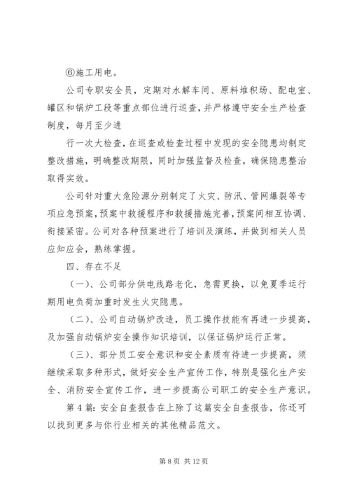 安全自查报告（干货7篇） (2).docx