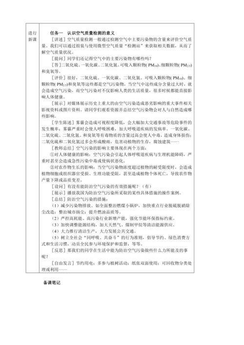 【核心素养·情景教学】2024年人教版化学九年级上册 跨学科实践活动1 教案