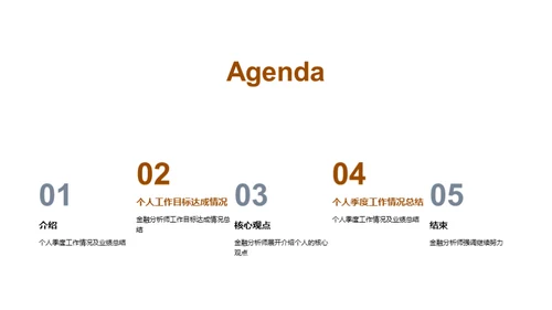 商务风财务金融总结汇报PPT模板