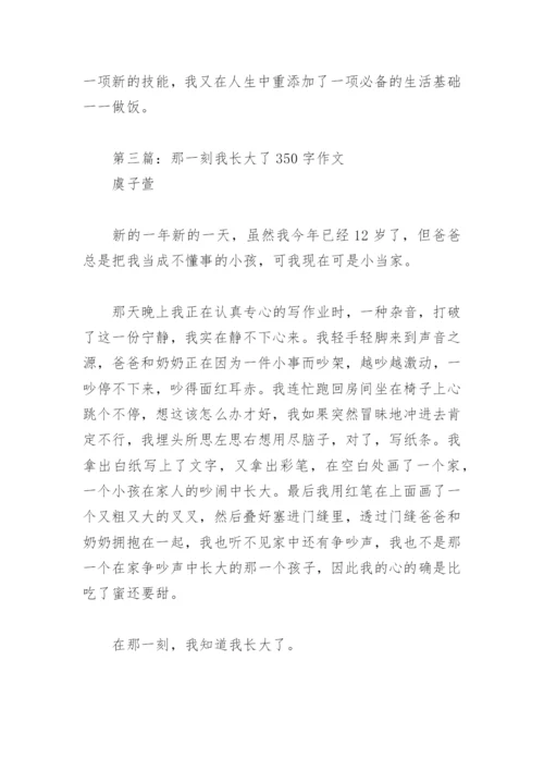 那一刻我长大了350字作文(精选14篇).docx