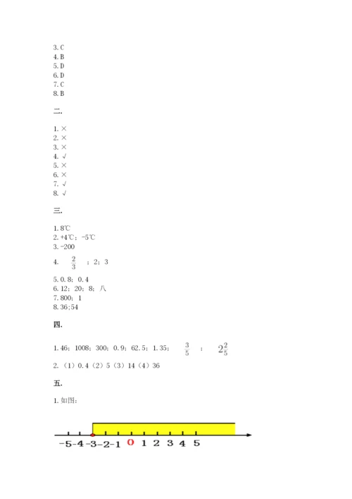 贵州省贵阳市小升初数学试卷（达标题）.docx