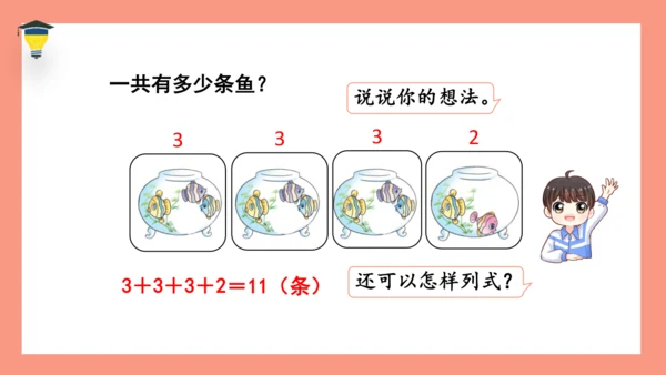 人教版二年级数学上册第四单元表内乘法《乘加乘减》课件(共15张PPT)