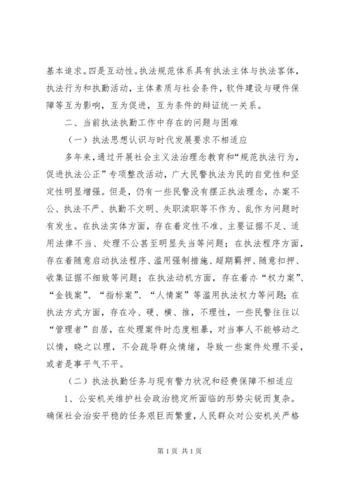 公安机关执法规范化建设的实践与思考.docx