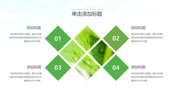 绿色环保生态环境城市绿化工作总结汇报PPT