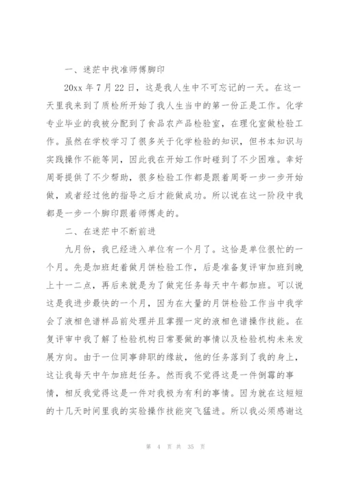 检验员工作总结个人总结4篇.docx