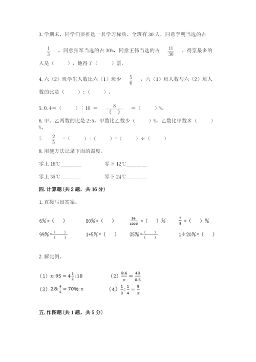 北京版小学六年级下册数学期末综合素养测试卷附完整答案（夺冠系列）.docx