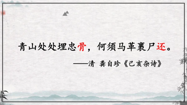 10《青山处处埋忠骨》课件