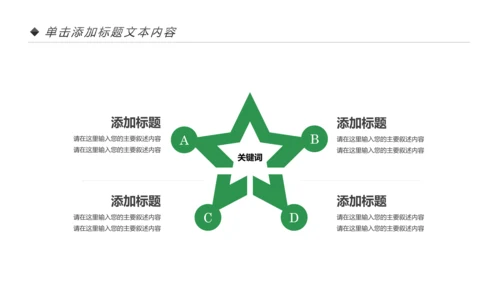 绿色清新桂林山水甲天下旅游景点宣传PPT模板