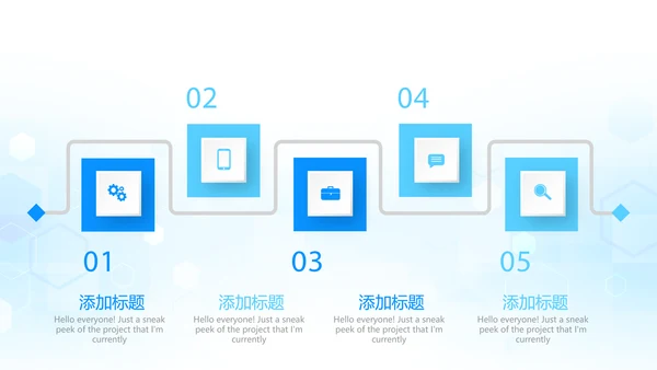 蓝色医疗年终工作总结动态PPT