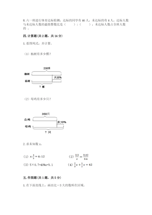 西师大版六年级下册数学期末测试卷附答案（巩固）.docx