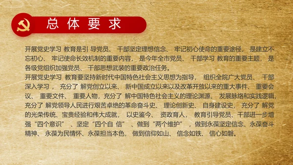 党支部党史学习教育工作总结动态PPT模板