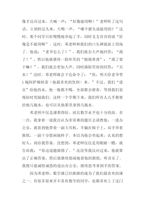 我眼中的数学老师作文.docx