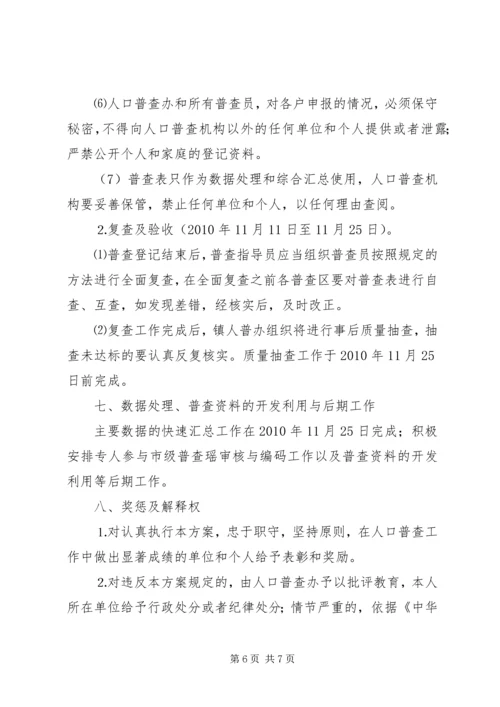 人口普查工作实施方案.docx