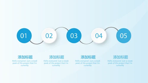 蓝色简约时尚牙科口腔工作总结动态PPT