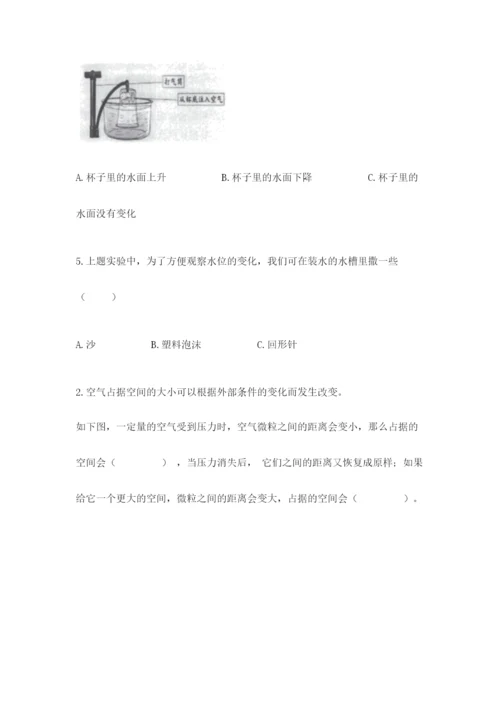 教科版小学三年级上册科学期末测试卷完整版.docx