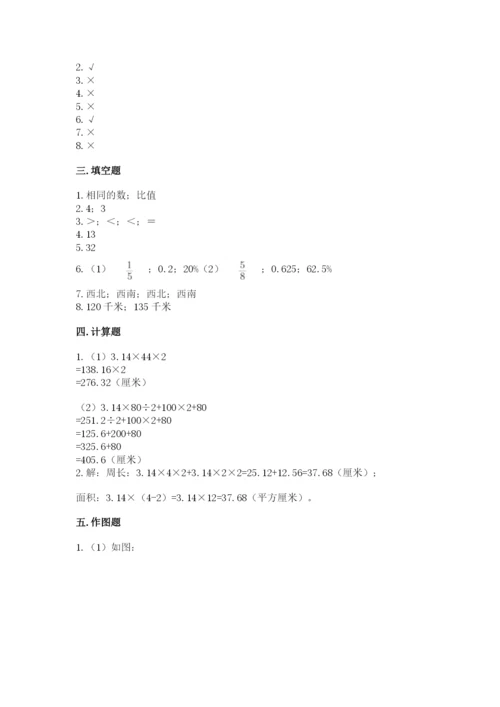 2022人教版六年级上册数学期末考试试卷附完整答案【典优】.docx