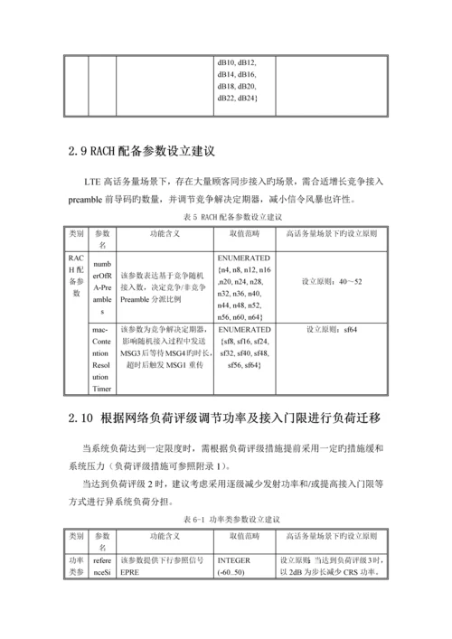 中国移动高话务量场景无线参数配置指导手册V5.docx