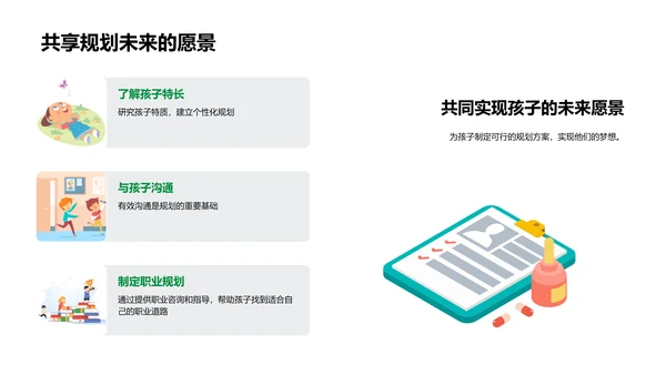 高中成长与未来打算PPT模板