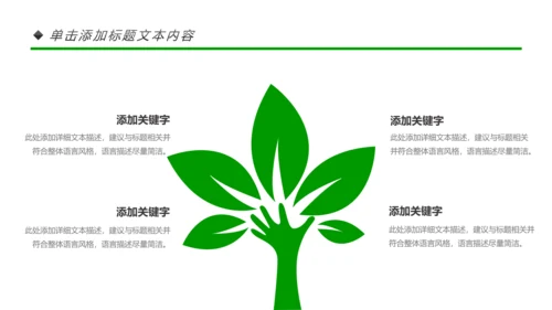 绿色环保节能宣传周和低碳日主题PPT模板