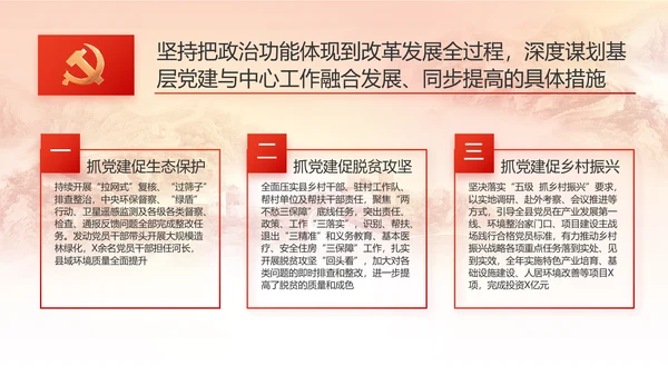 党建党支部述职报告动态PPT党课