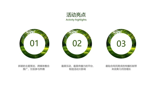 绿色清新夏季让利活动策划PPT