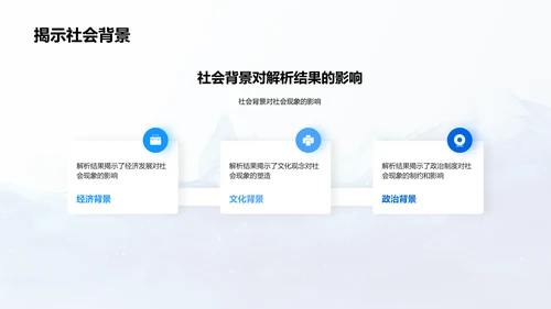 文学解读社会现象PPT模板