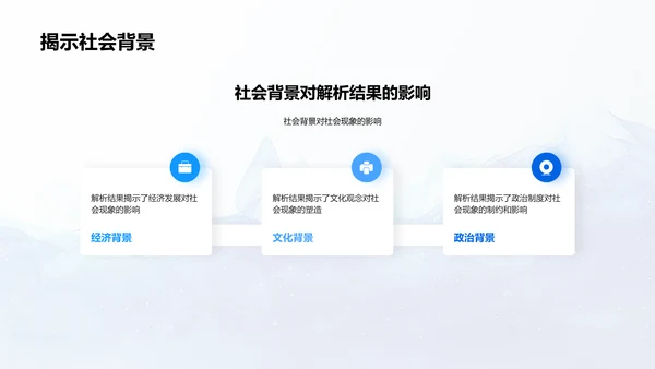 文学解读社会现象PPT模板