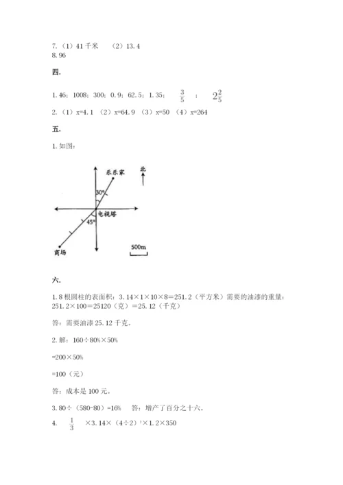 小学毕业班数学检测卷（b卷）.docx