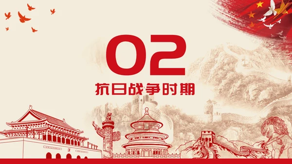 中国解放军铁血军魂-建军节通用PPT模板