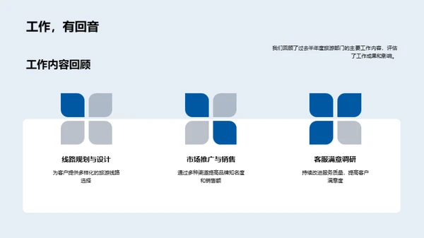 旅游部门半年度回顾